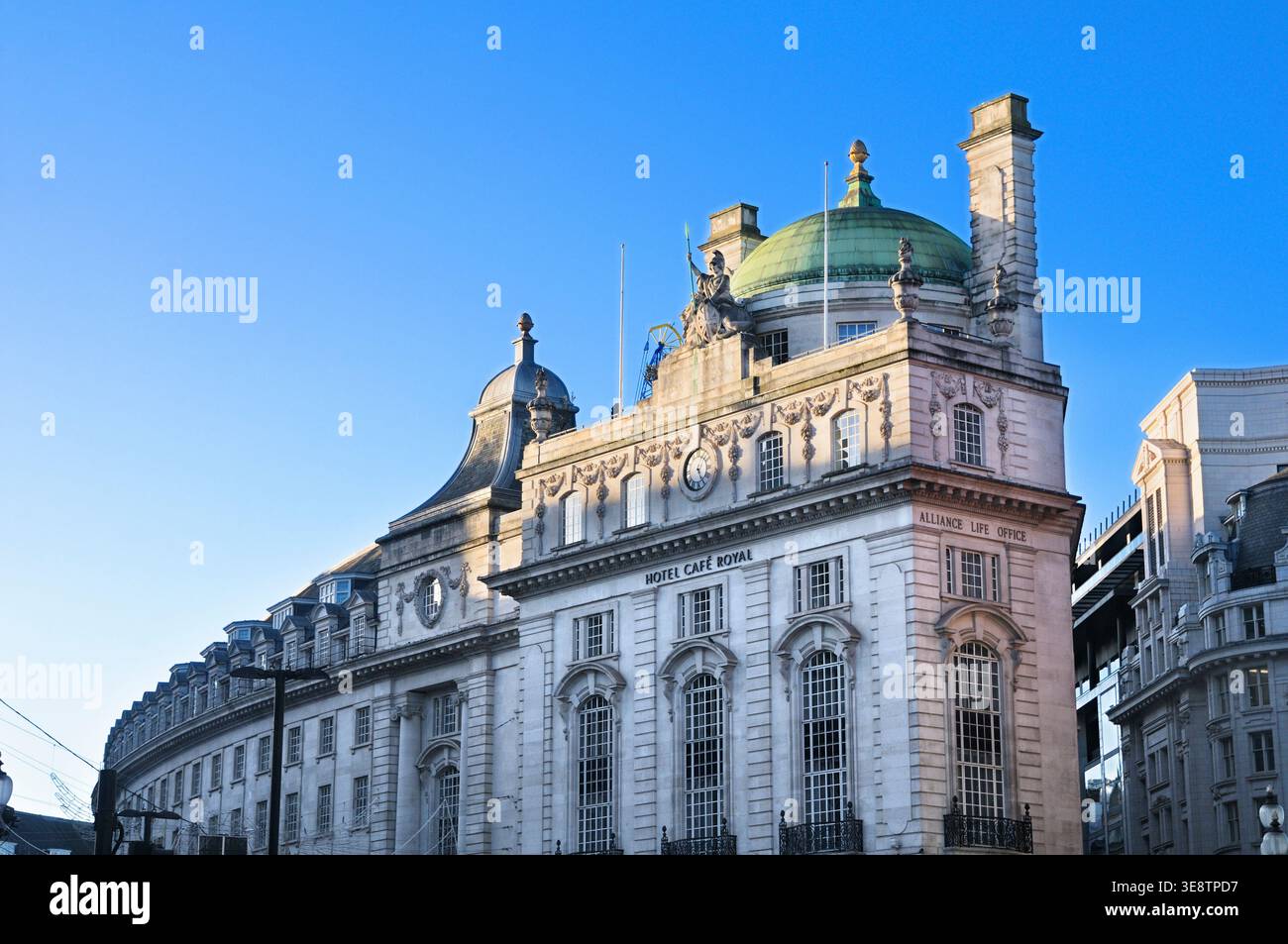 Hotel Cafe Royal, un famoso hotel 5 stelle di lusso al 68 di Regent Street, Piccadilly, London West End, Inghilterra, Regno Unito. Hotel. Architetto: David Chipperfield Foto Stock