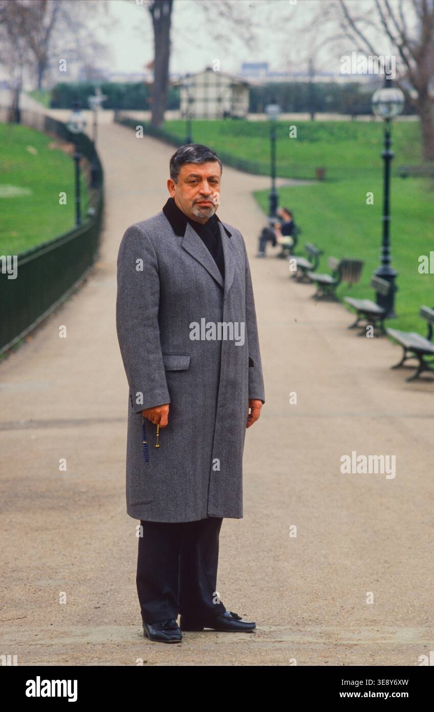 Ishan Barbouti, Londra 1989. Nato in Iraq, visse a Londra ed era un ricco uomo d'affari. È stato coinvolto con contratti petroliferi sauditi e con fabbriche chimiche per la Libia di Gadaffi. Foto Stock