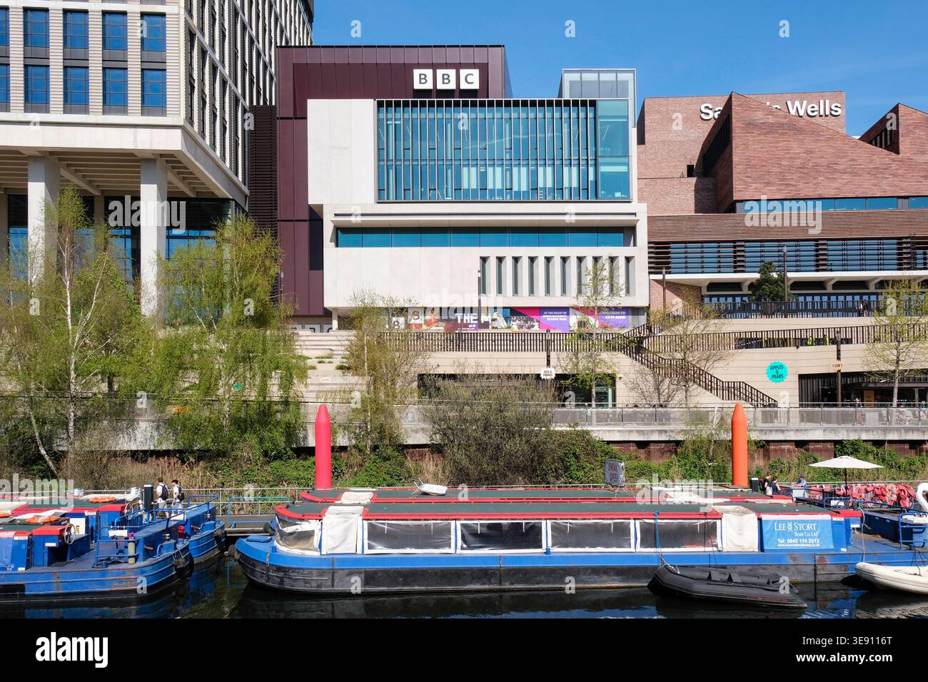 BBC Music Studios, quartiere culturale East Bank sul fiume Lea, Queen Elizabeth Olympic Park, Stratford, East London, Regno Unito Foto Stock