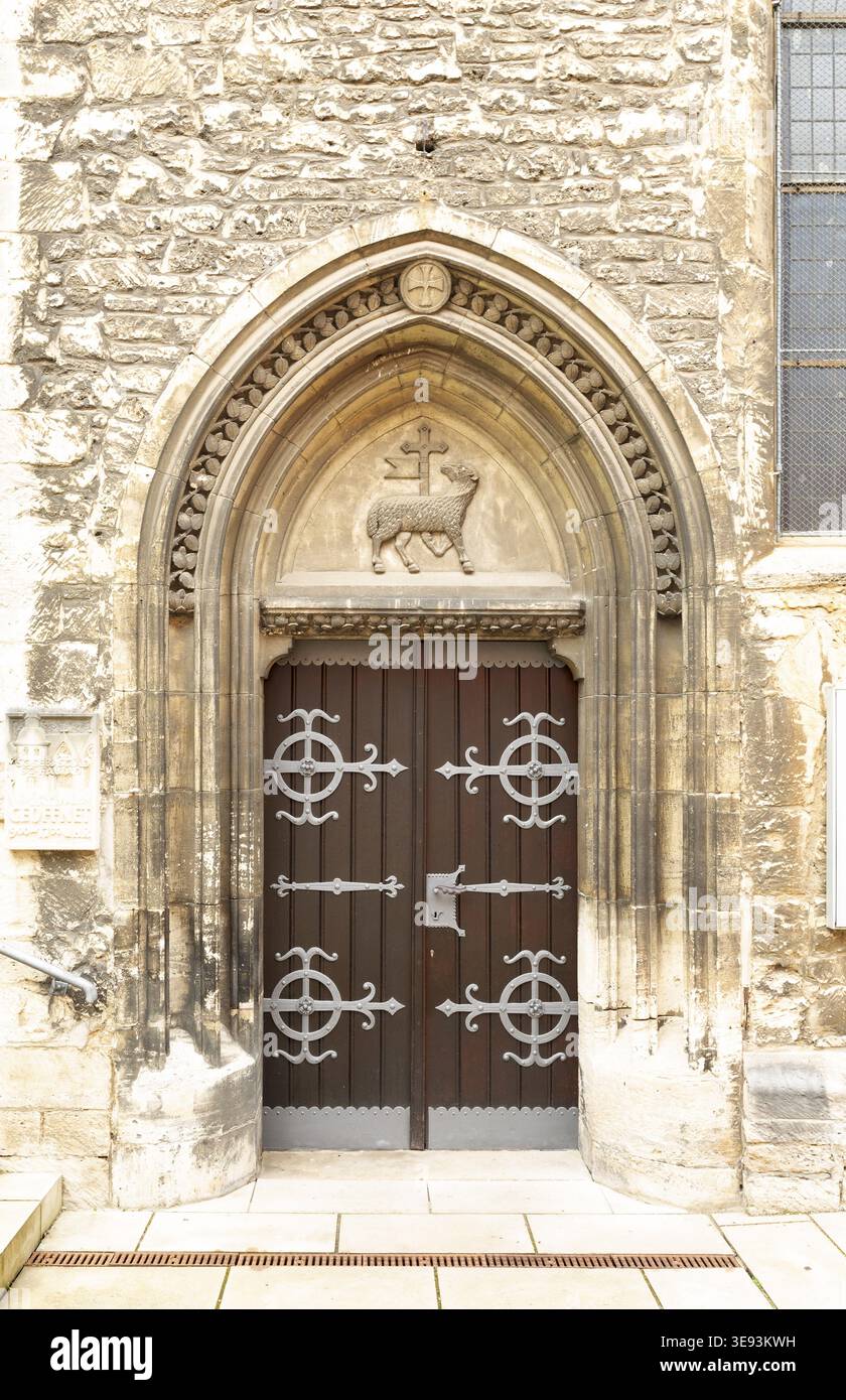 Chiesa protestante di San Sebastiano e Fabian, Koenigslutter am Elm, bassa Sassonia, Germania Foto Stock