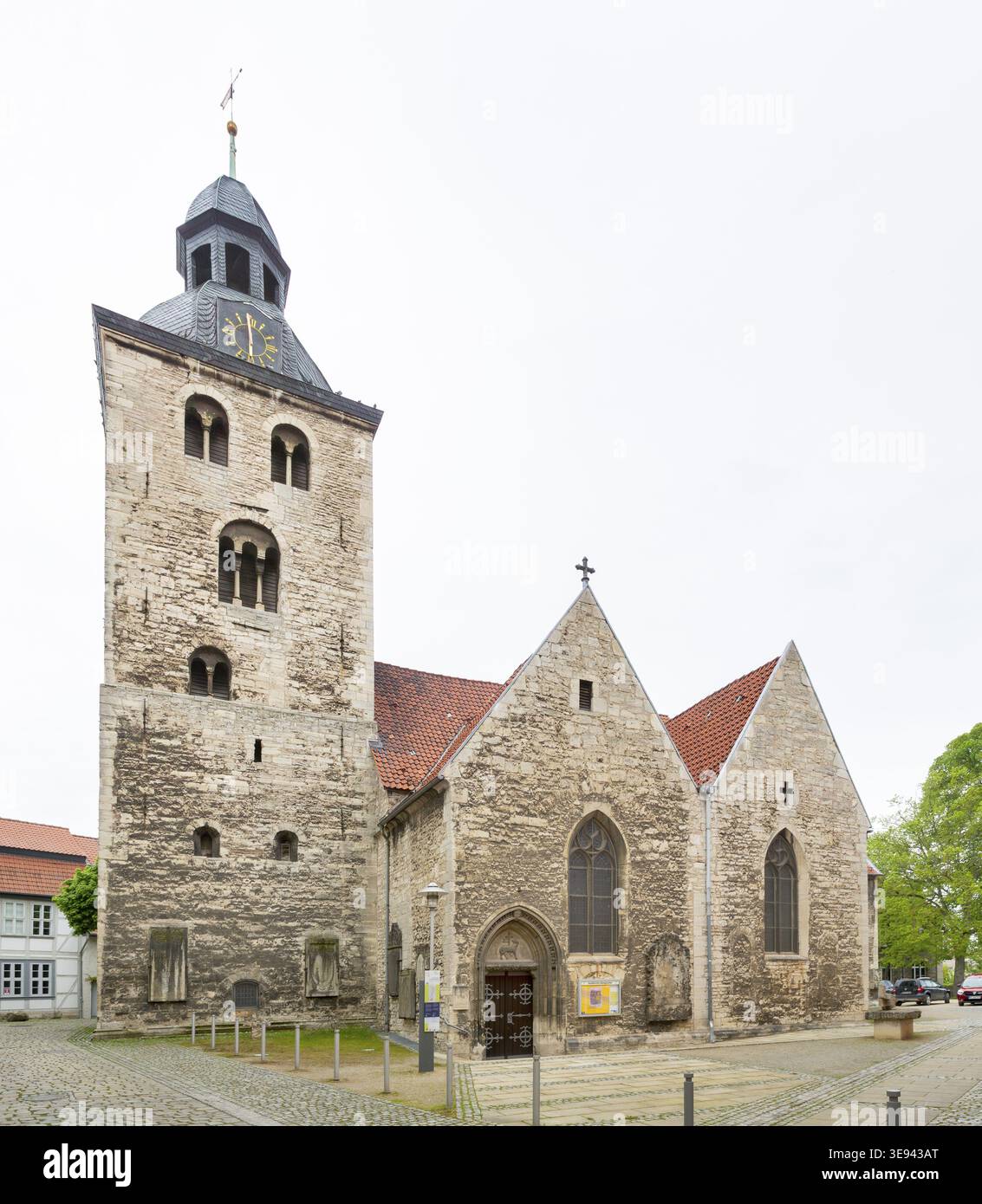 Chiesa protestante di San Sebastiano e Fabian, Koenigslutter am Elm, bassa Sassonia, Germania Foto Stock