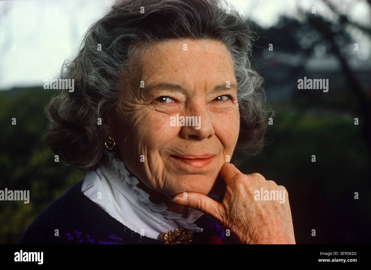 Rosamunde Pilcher, autore, a casa in Scozia. Era una scrittrice britannica di grande successo. I suoi libri hanno venduto più di 60 milioni di copie in tutto il mondo, con un seguito particolarmente massiccio in Germania Foto Stock