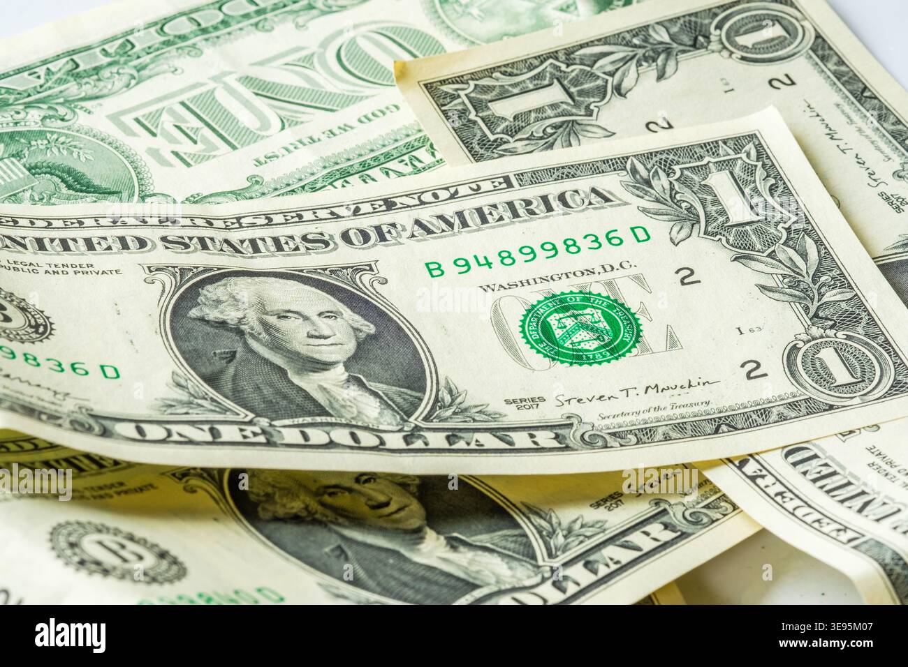 Banconote in dollari USA Foto Stock