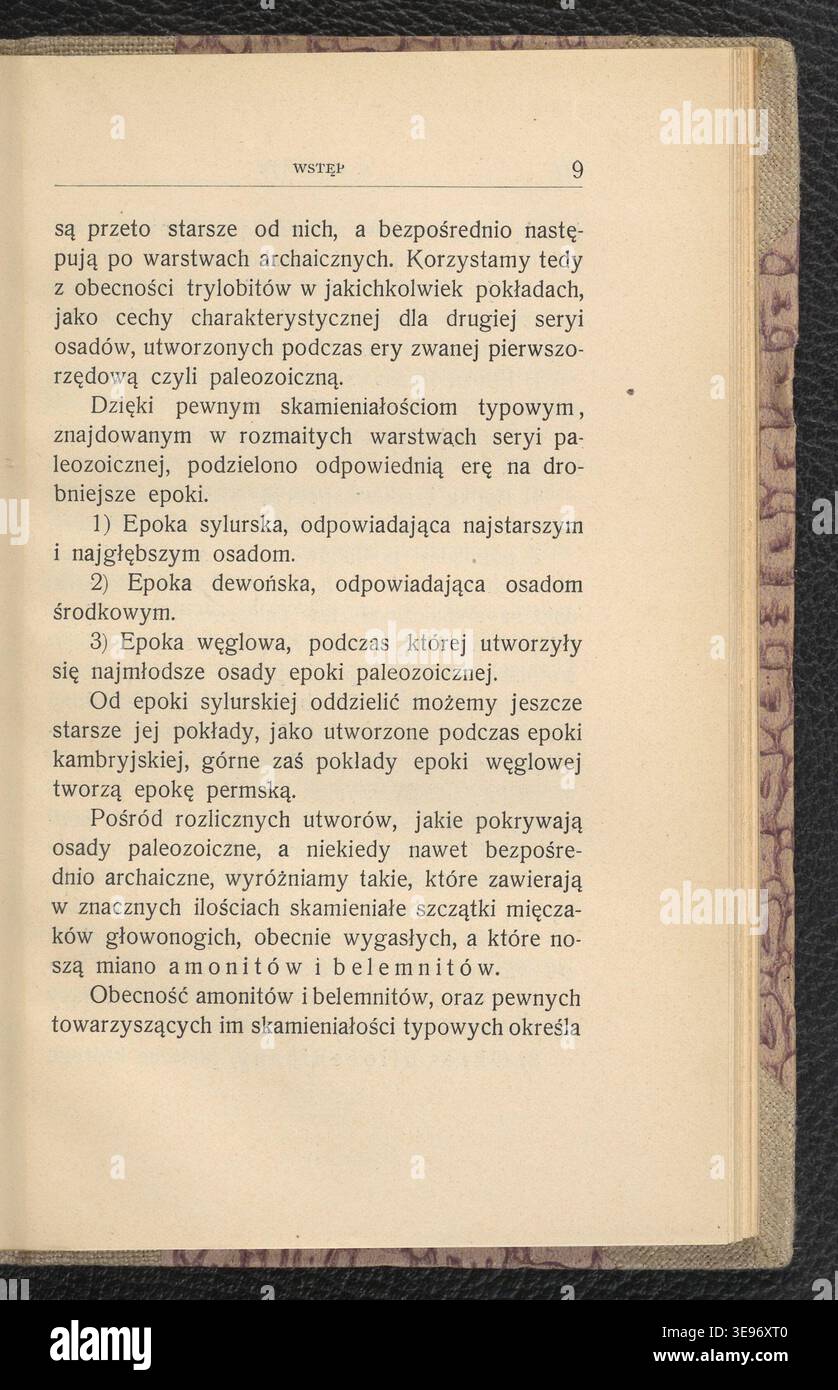 Jan Lewiński (1876-1939), zoologo e illustratore polacco, contribuì a Zwierzęta epok ubiegłych (1904). La stampa fotografica storica presenta illustrazioni degli animali estinti e storici della Polonia. Foto Stock