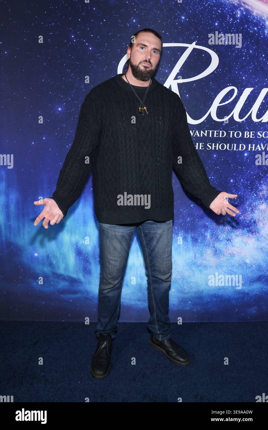 Hollywood, California, Stati Uniti. 16 aprile 2026. Garrett Thierry partecipa alla prima di Los Angeles di "Reunion" al Madame Tussauds il 16 aprile 2026 a Hollywood, California. Crediti: Sheri Determan/Alamy Live News Foto Stock