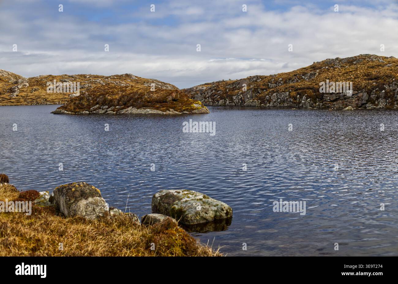 Lago scozzese Foto Stock