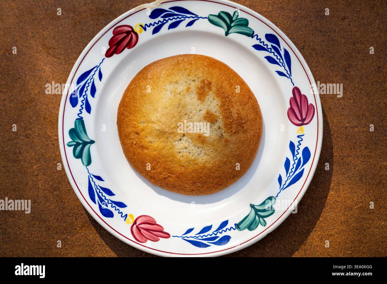 Tradizionale eierkoek olandese, morbido biscotto spugnoso da vicino Foto Stock