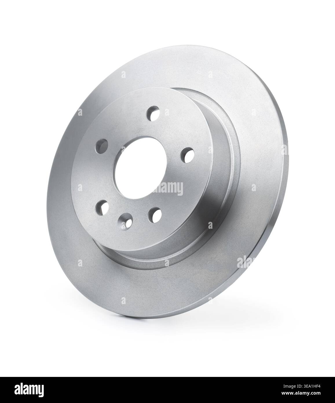 Disco del freno per auto isolato su bianco Foto Stock