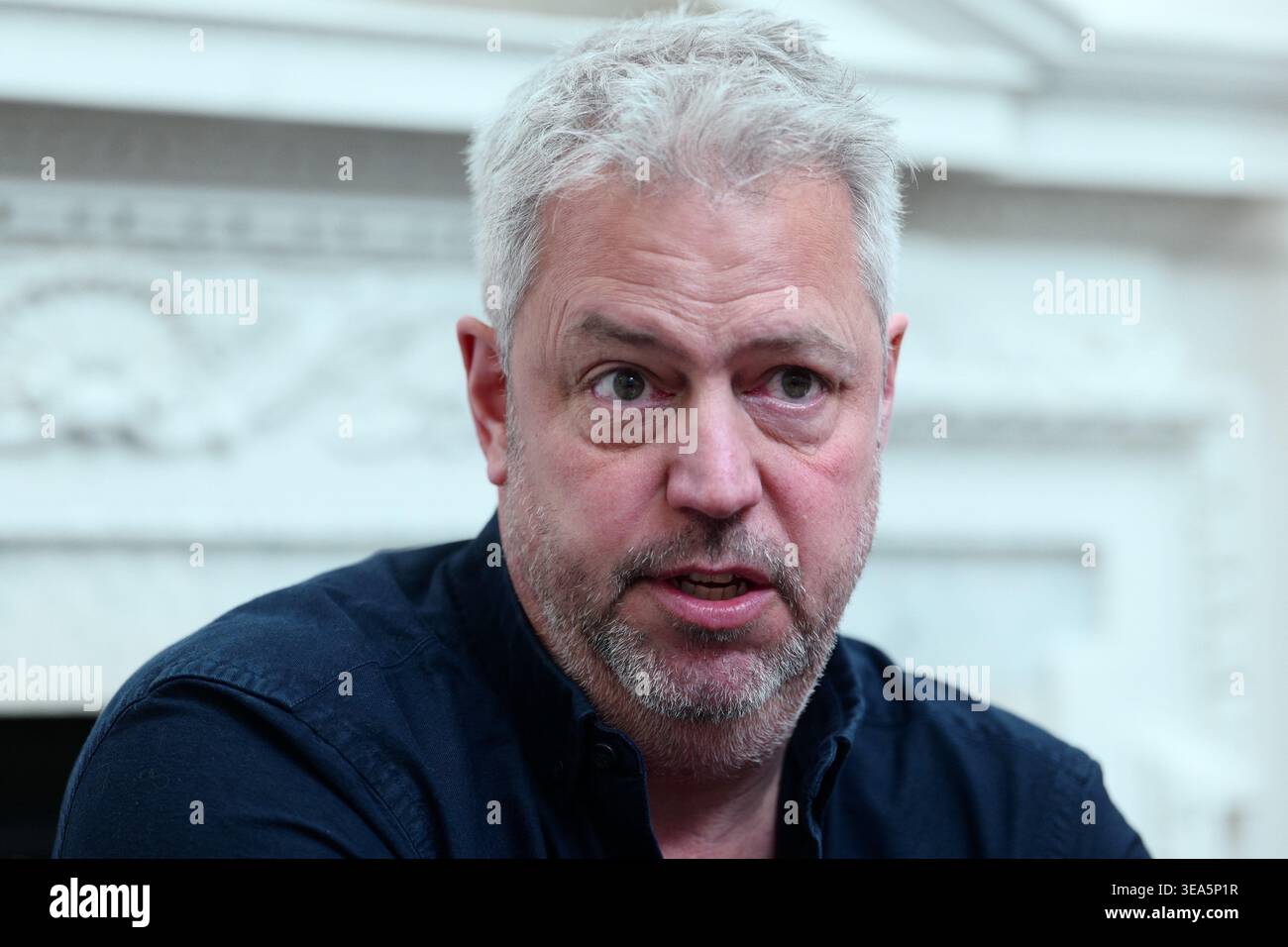 LONDRA, Regno Unito, 21 aprile 2026. L'autore Alex Perry presenta il suo nuovo libro, Blood Will Flow: The Murderous Business of Oil and gas. Crediti: Ian Bozic, Alamy Live News Foto Stock