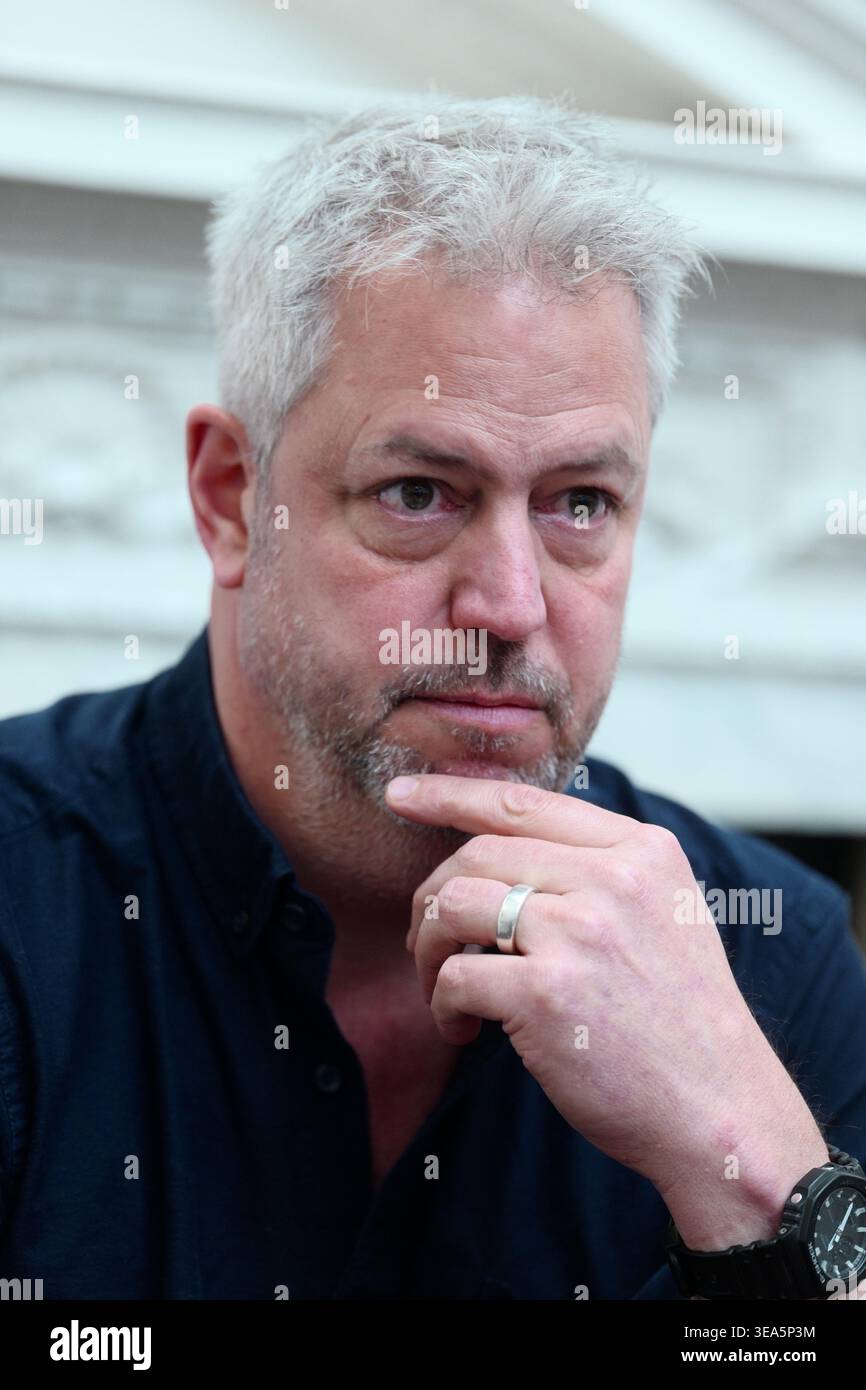 LONDRA, Regno Unito, 21 aprile 2026. L'autore Alex Perry presenta il suo nuovo libro, Blood Will Flow: The Murderous Business of Oil and gas. Crediti: Ian Bozic, Alamy Live News Foto Stock