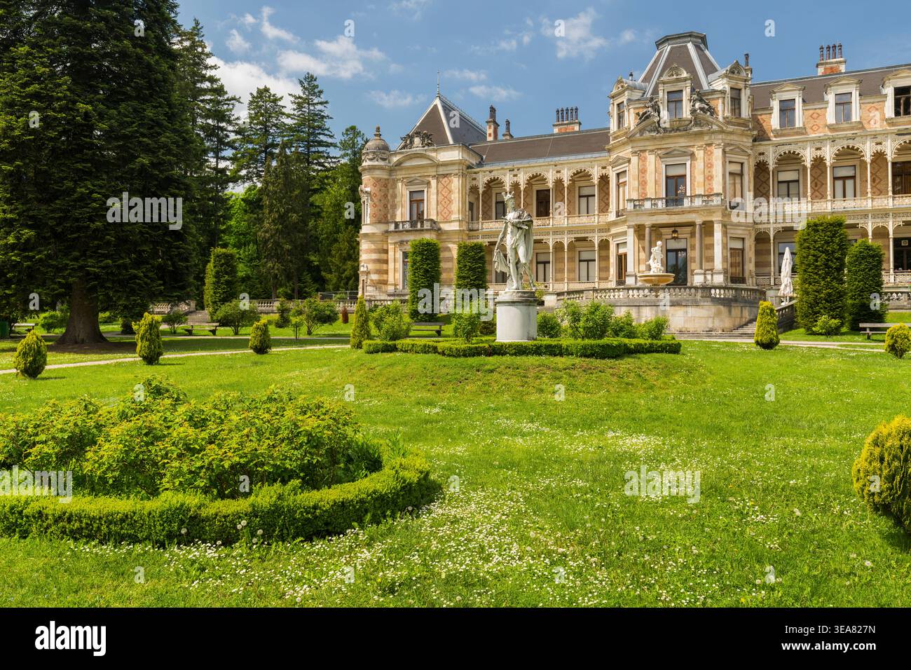 Museo di Vienna Hermesvilla, Lainzer Tiergarten, 13° distretto Hietzing, Vienna, Austria Foto Stock