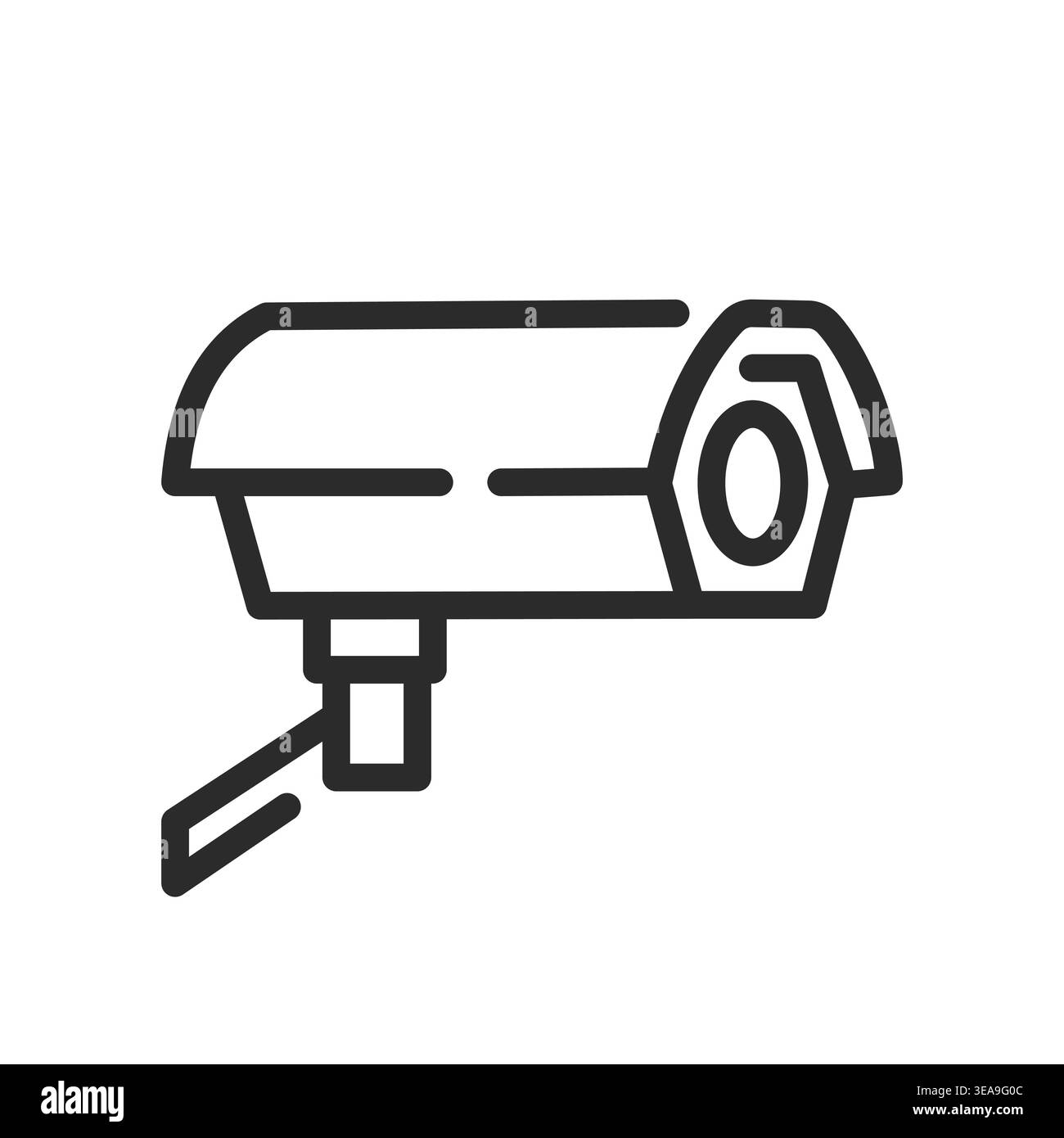 Sicurezza Icona Fotocamera Illustrazione Vettoriale