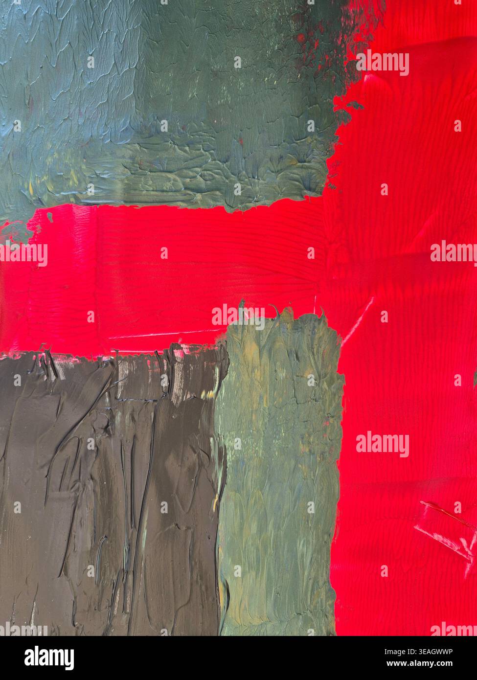 Arte acrilica di Athina Fokidou Foto Stock