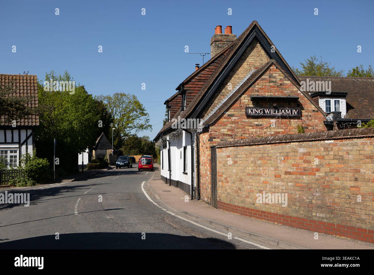 Re Guglielmo IV elencò la locanda del XVII secolo, Histon, Cambridgeshire, 2026 Foto Stock