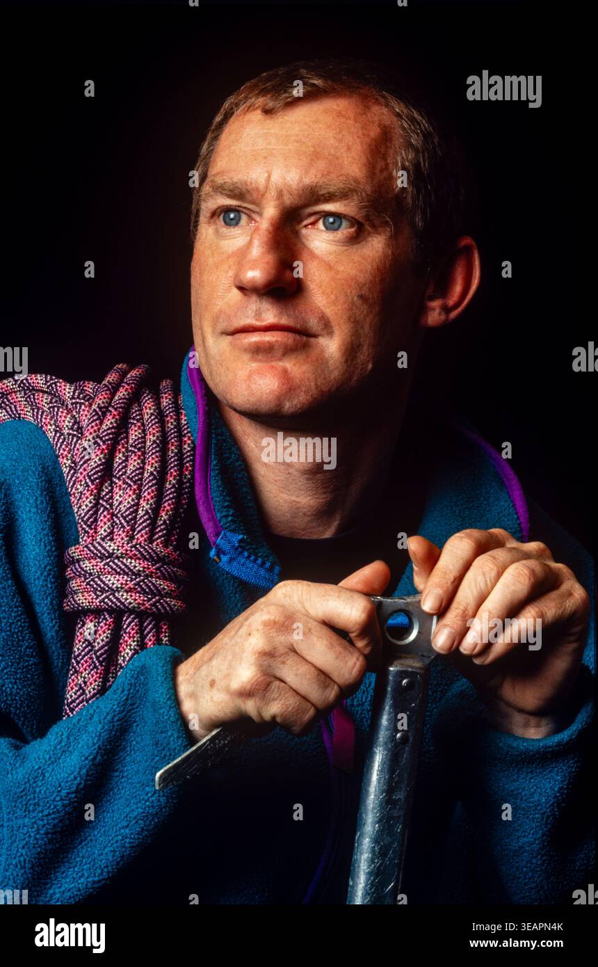 Jonathan Pratt, Mountaineer, Brentwood, Inghilterra, maggio 1994 Foto Stock