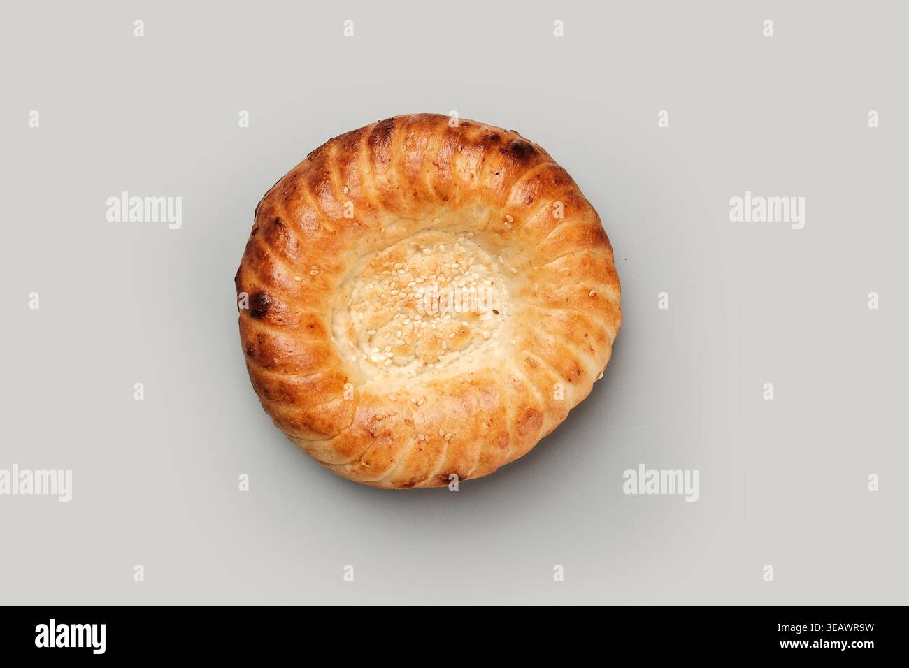 Pasticceria esclusiva con intricate spirali e texture delicate Foto Stock