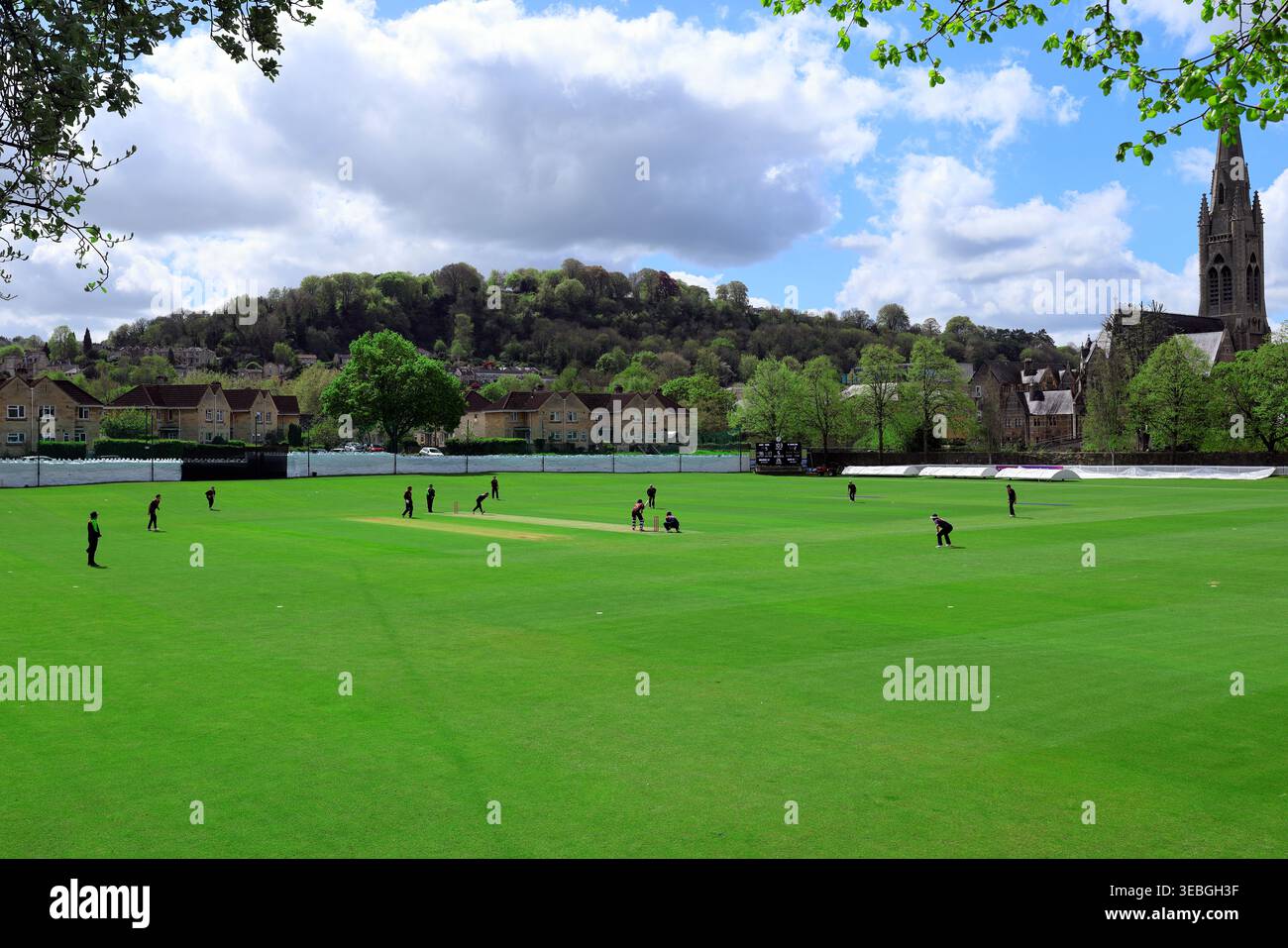 Bath Cricket Club Ground North Parade, Bath, Somerset Foto Stock