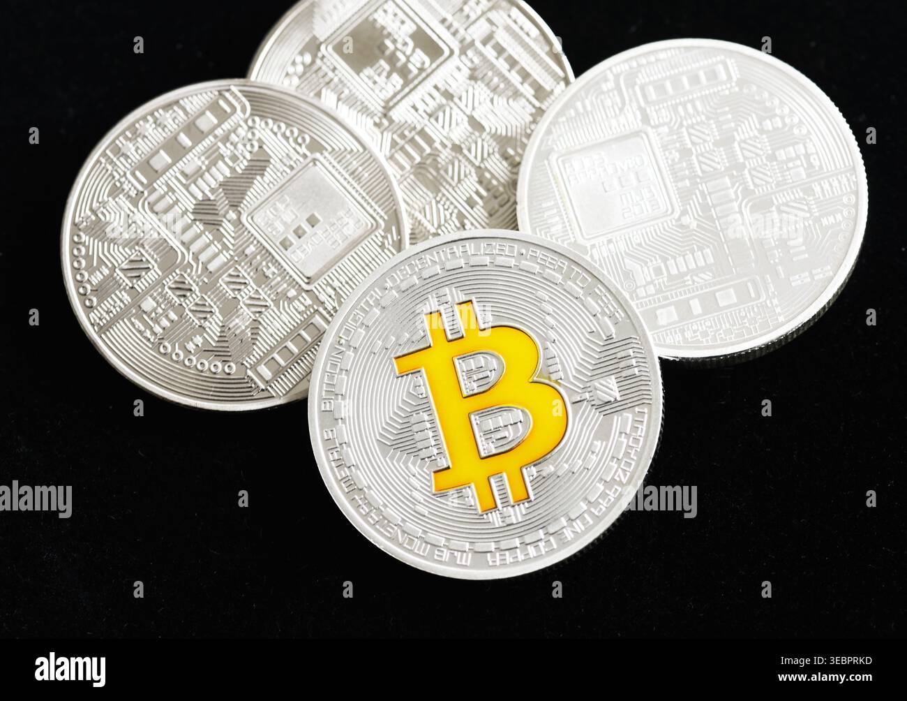 Bitcoins Foto Stock