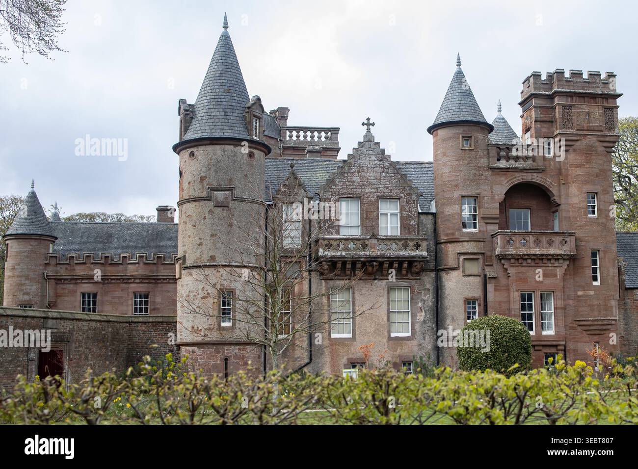 Campi ospedalieri ad Arbroath Foto Stock