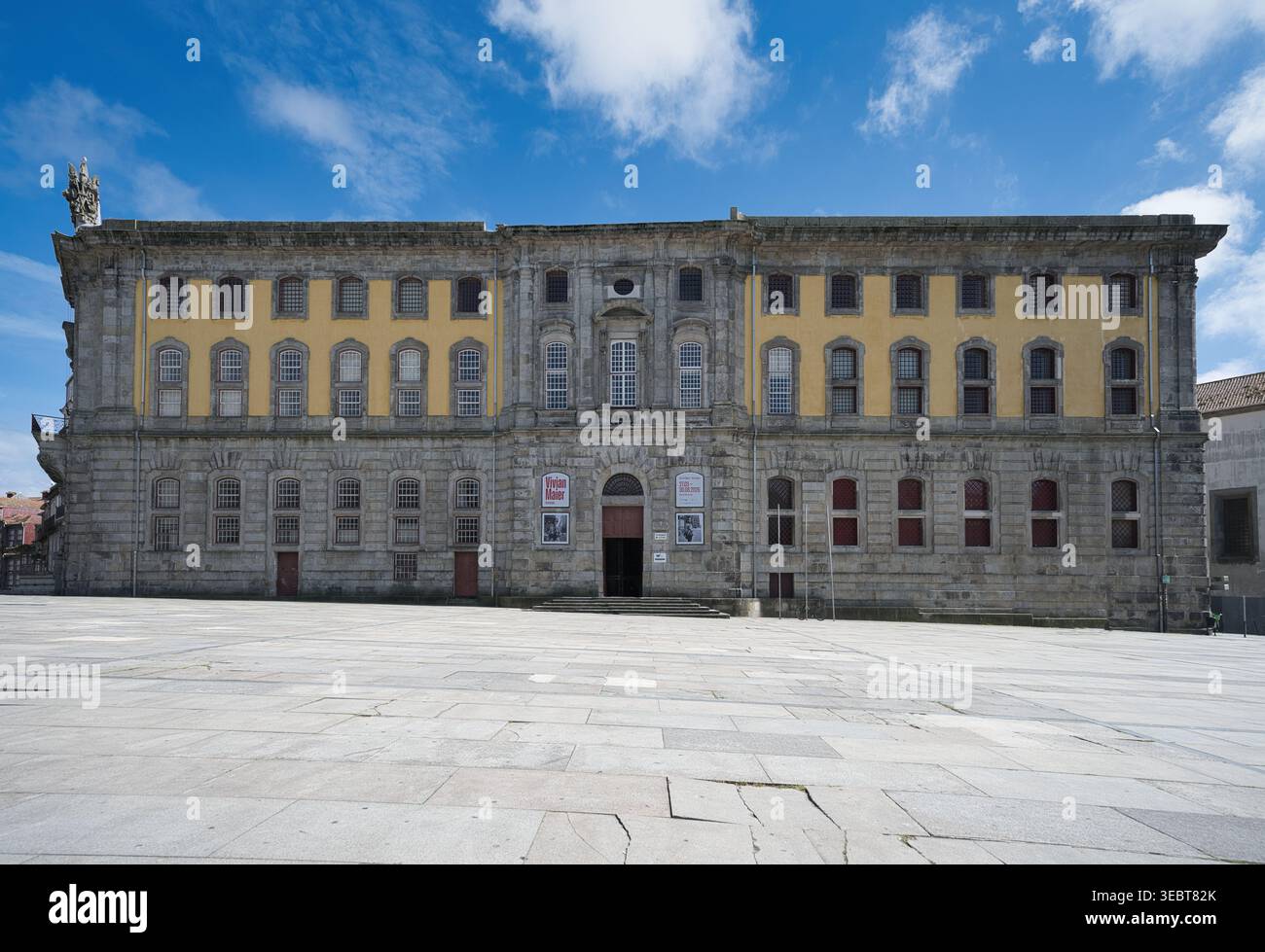 Facciata del Museo portoghese dell'elettricità e della fotografia a Porto, Portogallo Foto Stock