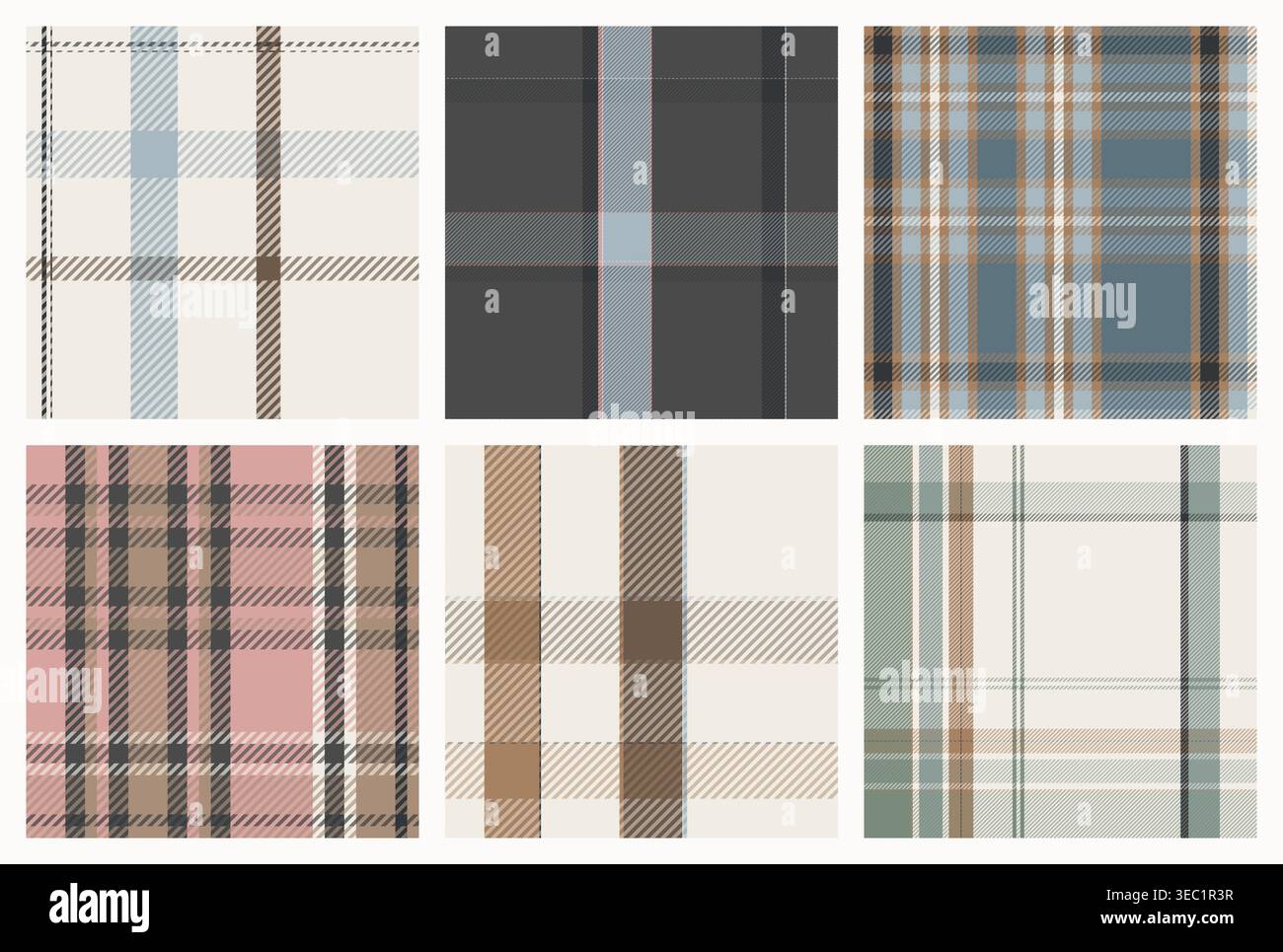 Motivi senza cuciture in tartan scandinavo. Illustrazione Vettoriale