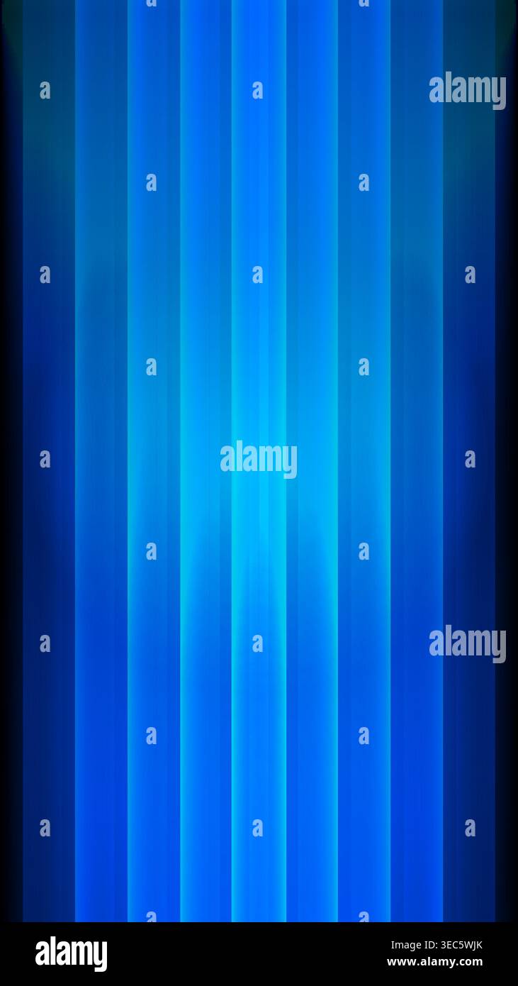 Sfondo astratto con linee al neon verticali brillanti ed effetto luminoso per la tecnologia e il design digitale Illustrazione Vettoriale