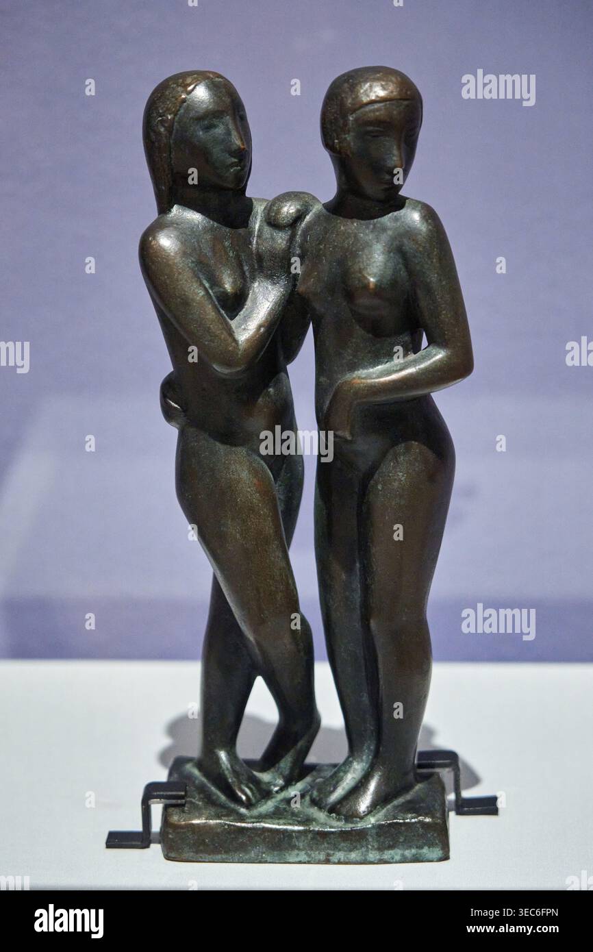 Due ragazze, 1933 anni, Emy Roeder (1890-1971) Foto Stock