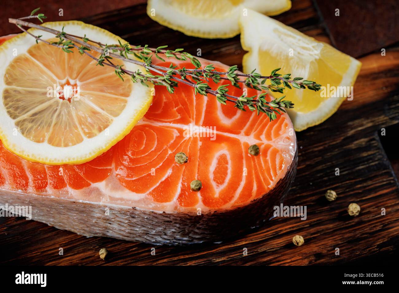 Cucina rustica e raffinata a base di pesce Foto Stock