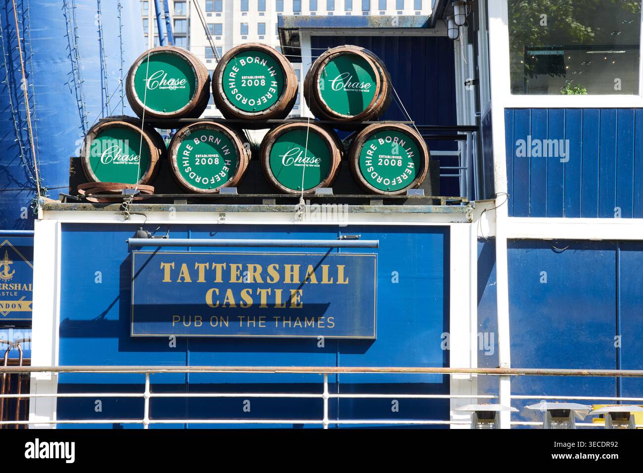 Pub del castello di Tattershall Foto Stock