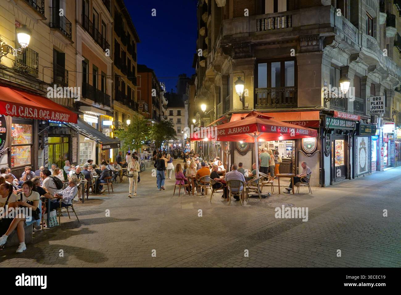 Madrid, Stadtviertel Las Huertas // Madrid, quartiere Las Huertas *** Madrid, quartiere Las Huertas Madrid, quartiere Las Huertas Foto Stock