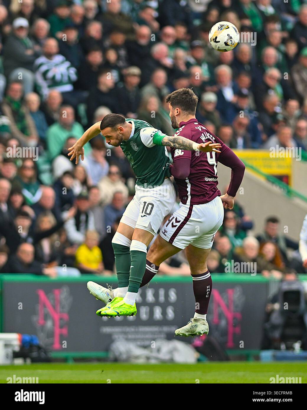 Hibernian FC vs Hearts FC - 26.04.2026. Foto Stock