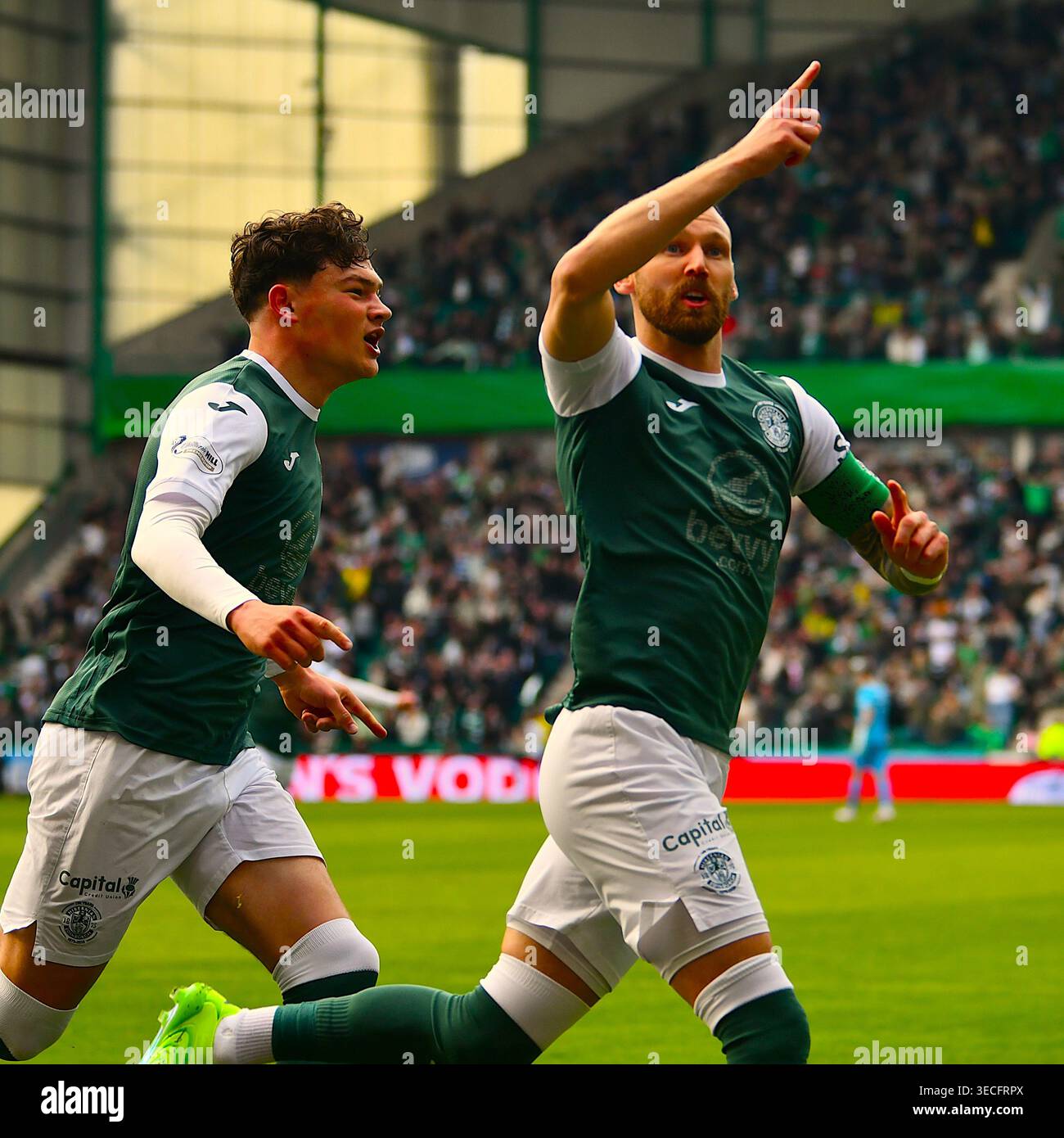 Hibernian FC vs Hearts FC 26.04.2026. Foto Stock
