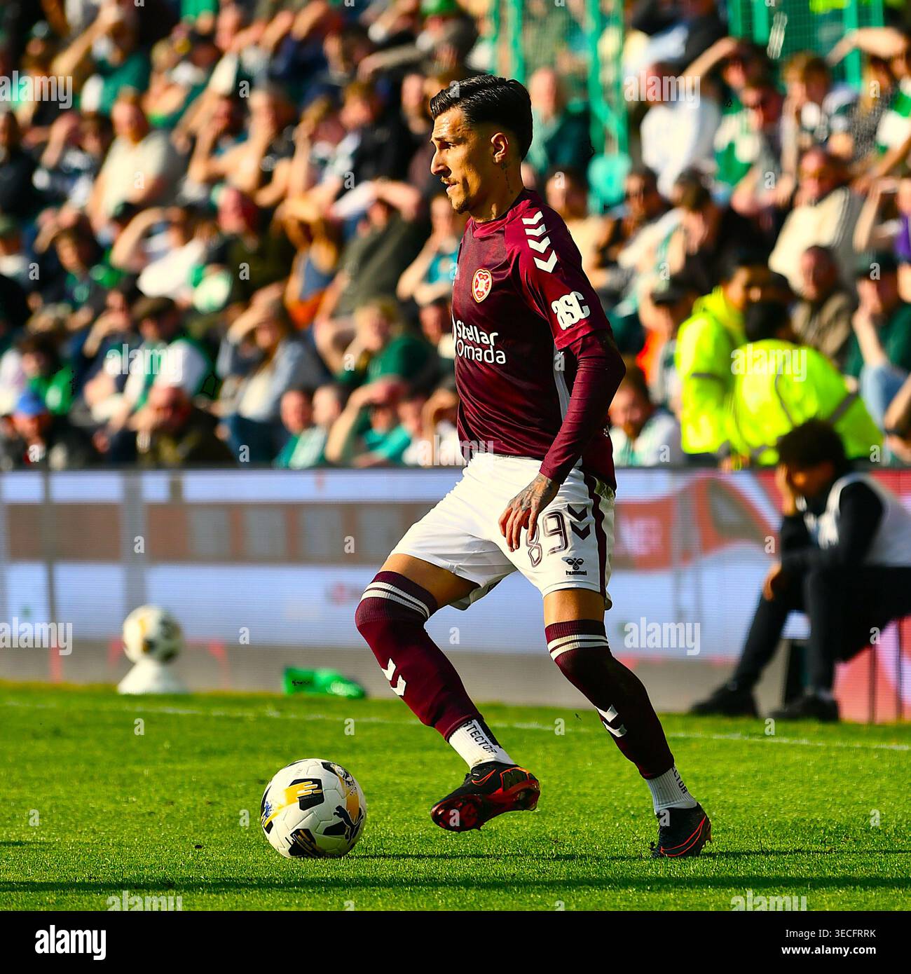Hibernian FC vs Hearts FC - 26.04.2026. Foto Stock