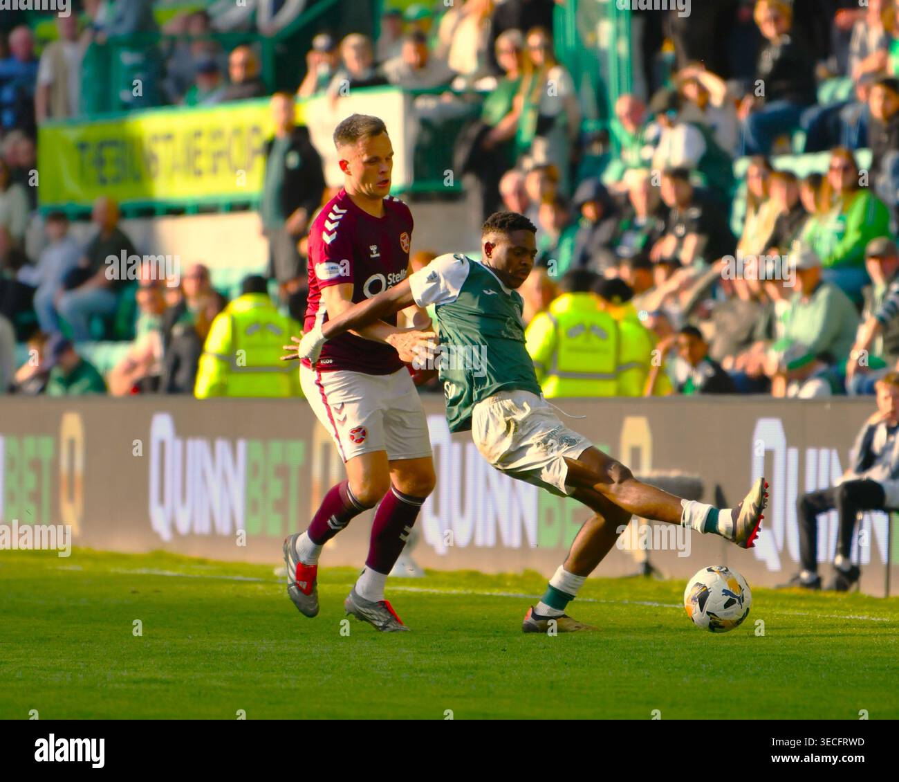 Hibernian FC vs Hearts FC - 26.04.2026. Foto Stock