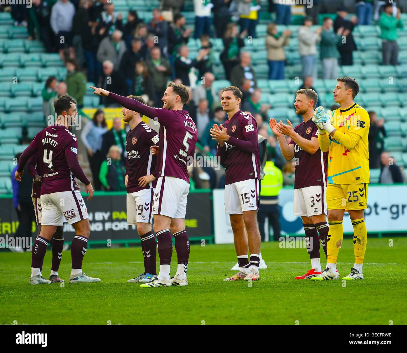 Hibernian FC vs Hearts FC - 26.04.2026. Foto Stock