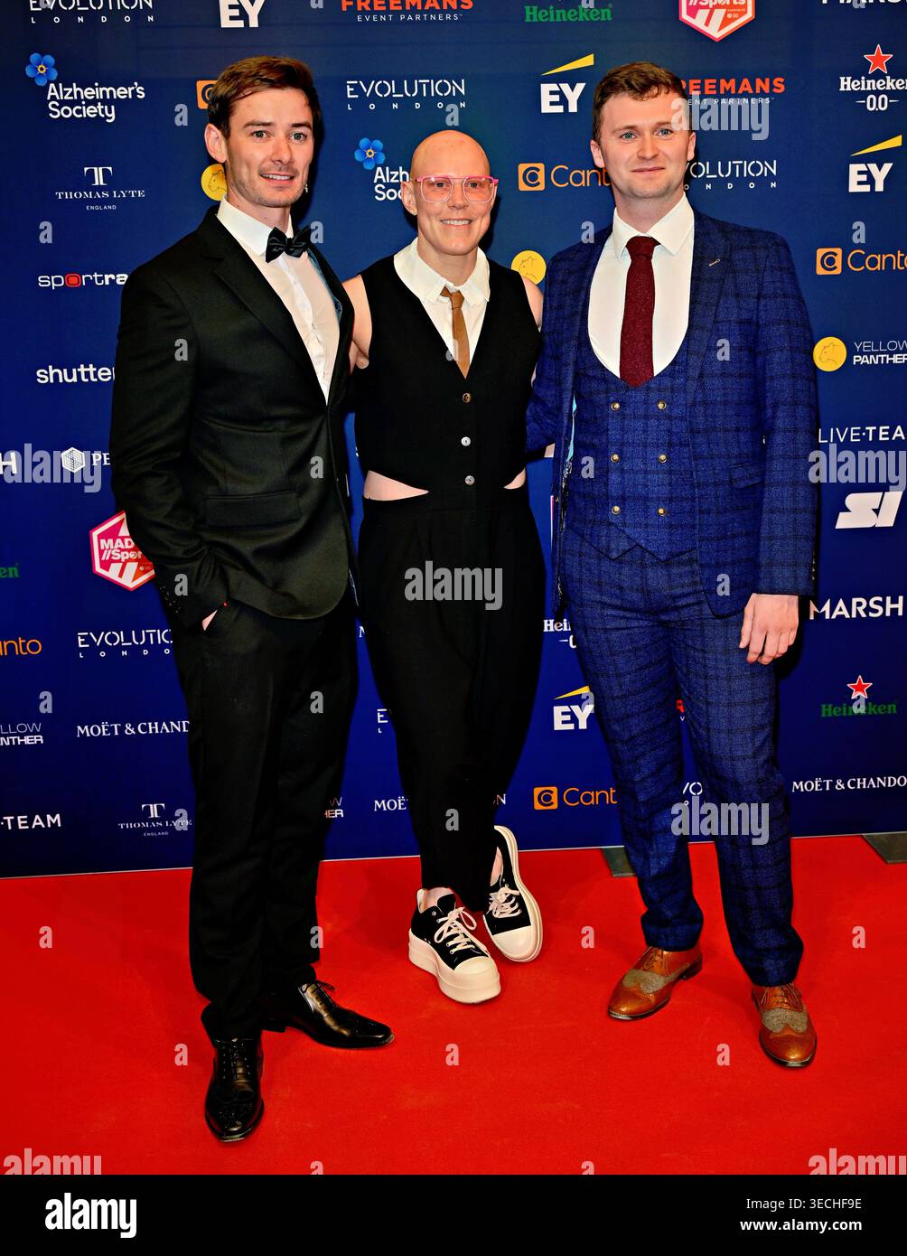 Londra, Inghilterra - aprile 30 2026: Grant Hardie, Heather Fisher, Bruce Mouat arrivano all'Evolution London per il 25° Sport Industry Awards a Londra, Regno Unito. (Foto di 李世惠/SEE li/Picture Capital) credito: Vedi li/Picture Capital/Alamy Live News Foto Stock