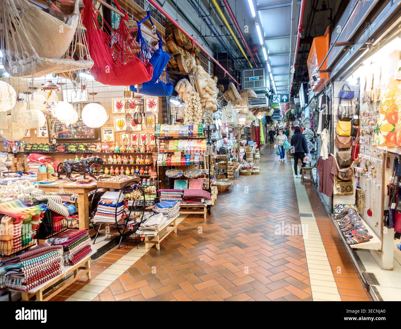 Mercato coperto centrale, Belo Horizonte, Minas Gerais, Brasile Foto Stock
