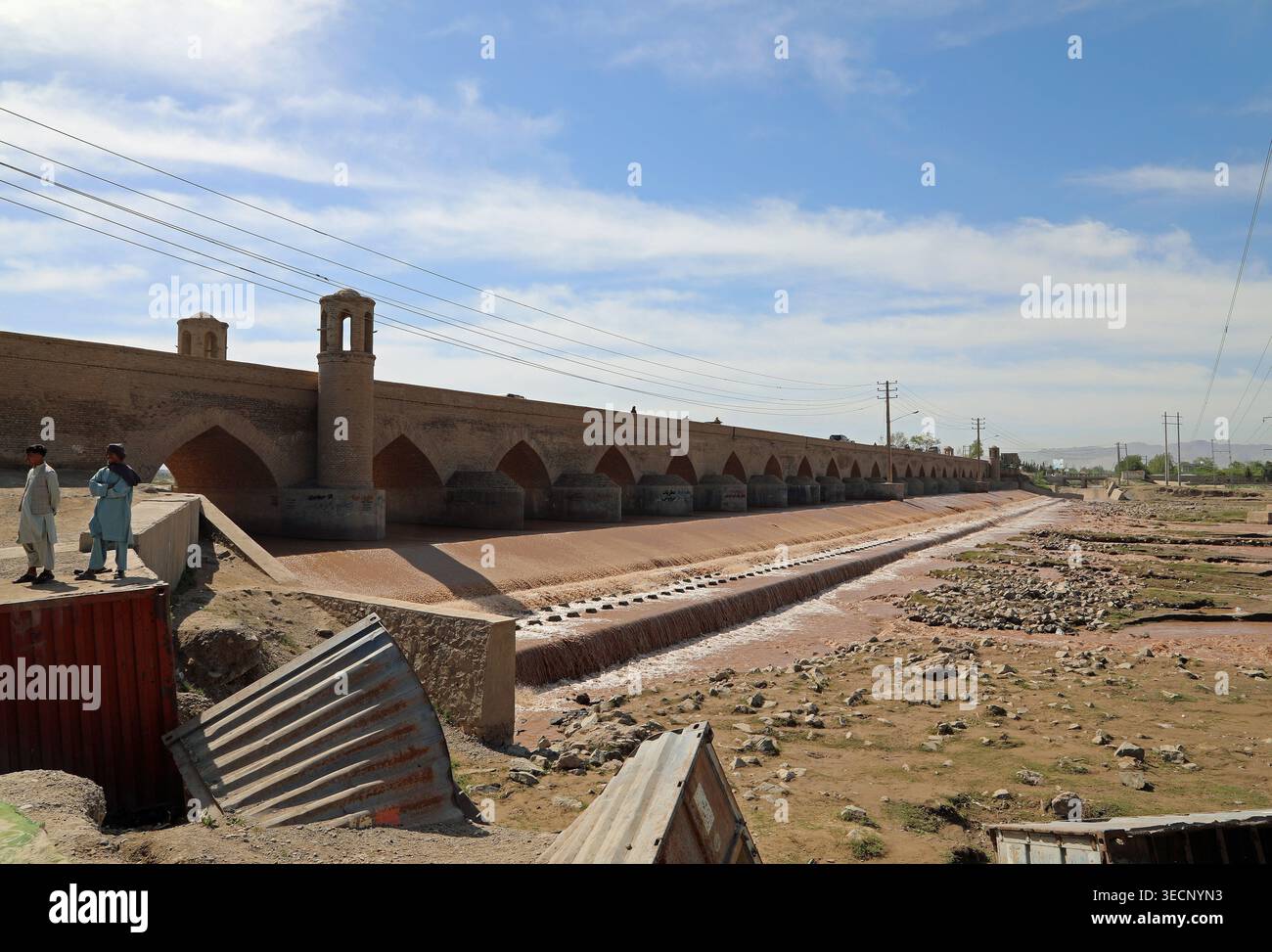 Famoso ponte di Malan del XII secolo vicino a Herat in Afghanistan Foto Stock