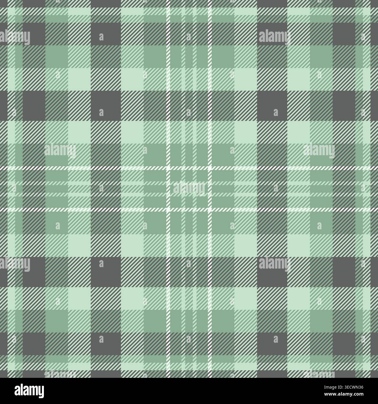 Idea sfondo vettoriale senza cuciture, vero tartan tessile a quadri. Tessuto Paisley a quadri con colori pastello e neutri. Illustrazione Vettoriale
