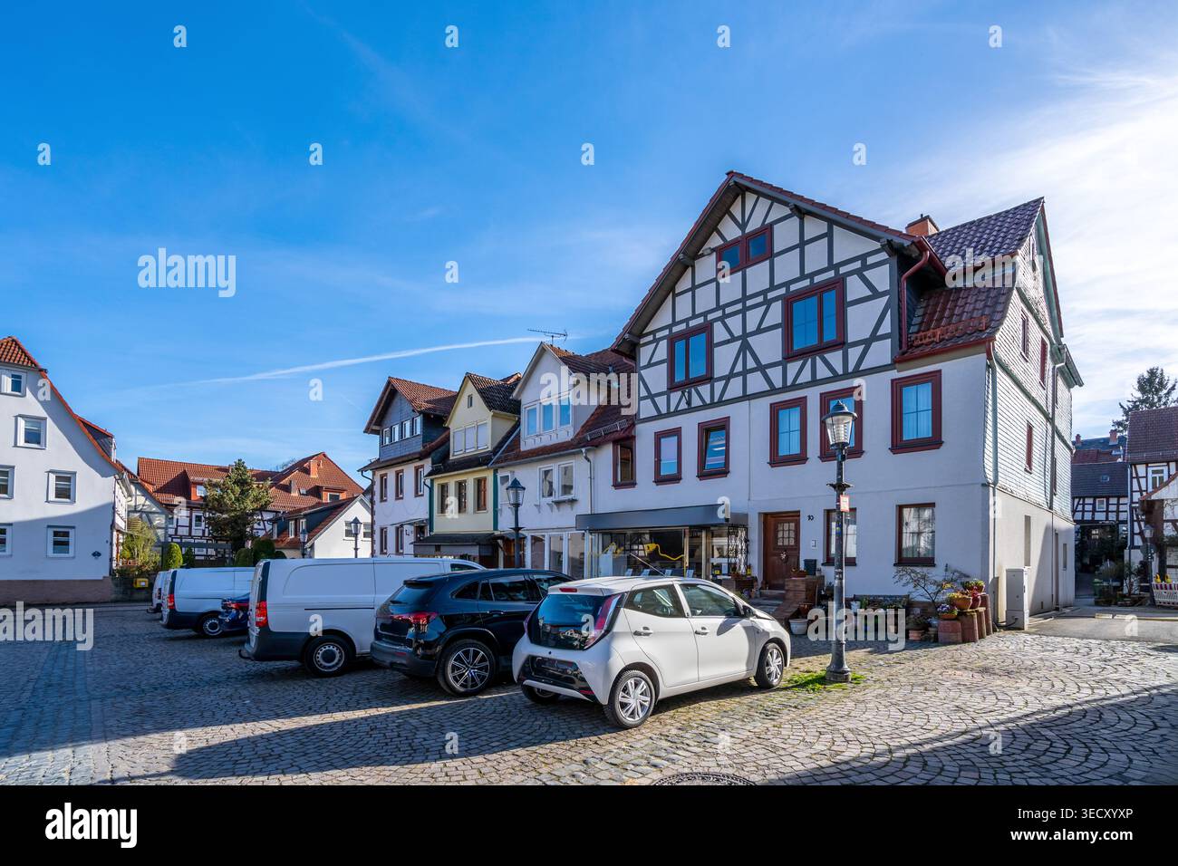 Città vecchia di Waechtersbach, Germania Foto Stock