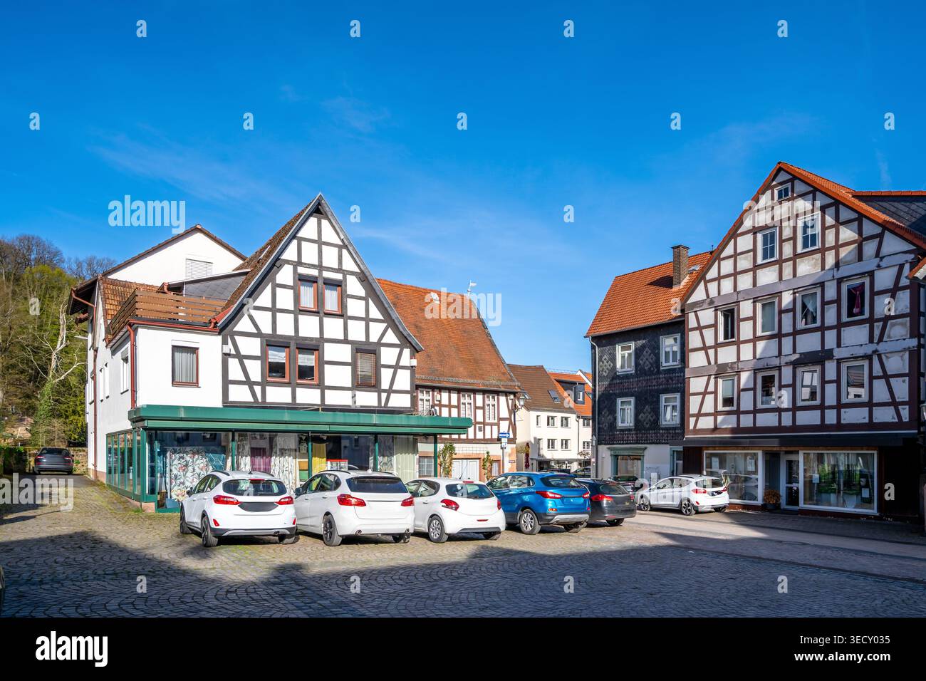 Città vecchia di Waechtersbach, Germania Foto Stock
