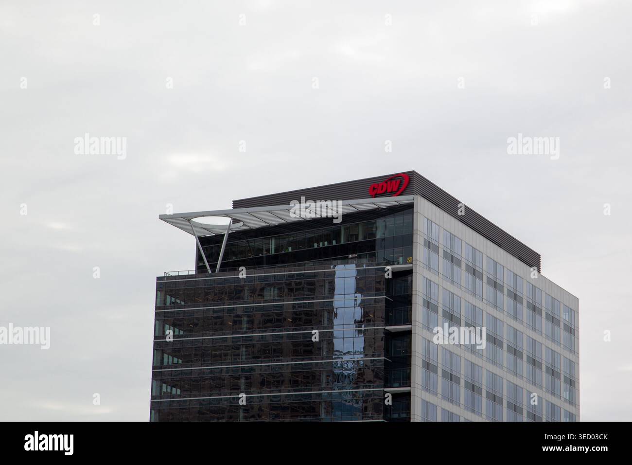 Edificio per uffici CDW in Adams St, Chicago, Illinois, USA. Foto Stock