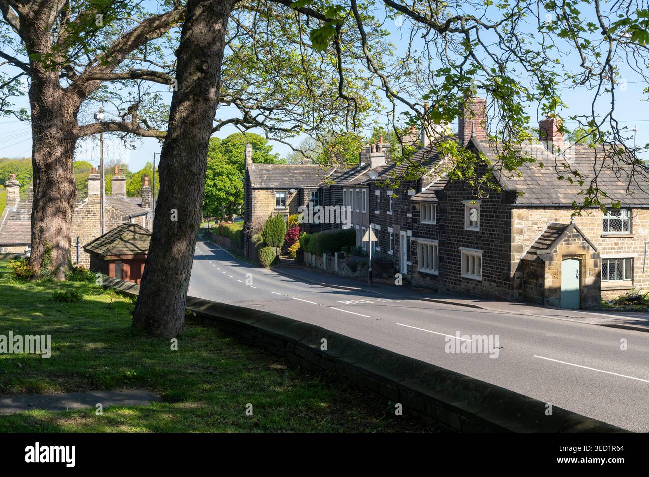 Il villaggio di Wortley vicino a Barnsley nel South Yorkshire, Inghilterra. Foto Stock