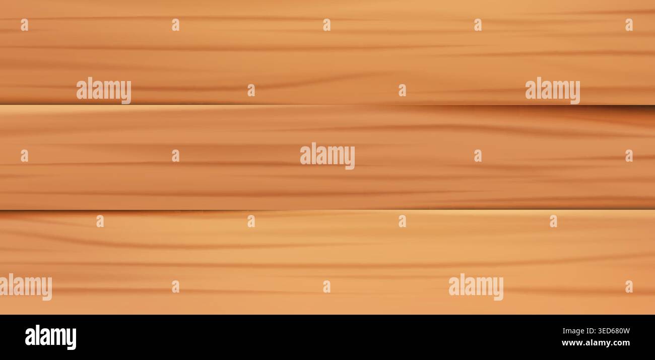 Sfondo tavole di legno chiaro naturale. Superficie orizzontale in legno per il progetto. Illustrazione vettoriale Illustrazione Vettoriale