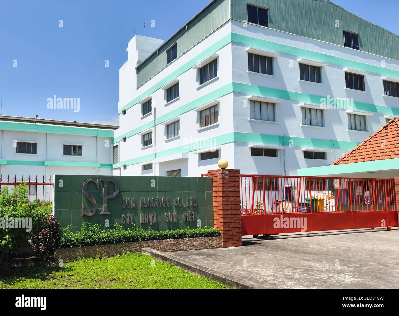 Sun Plastics Co., Tan Thuan Export Processing zone (TT EPZ), ho chi Minh City, Vietnam, Asia Foto Stock