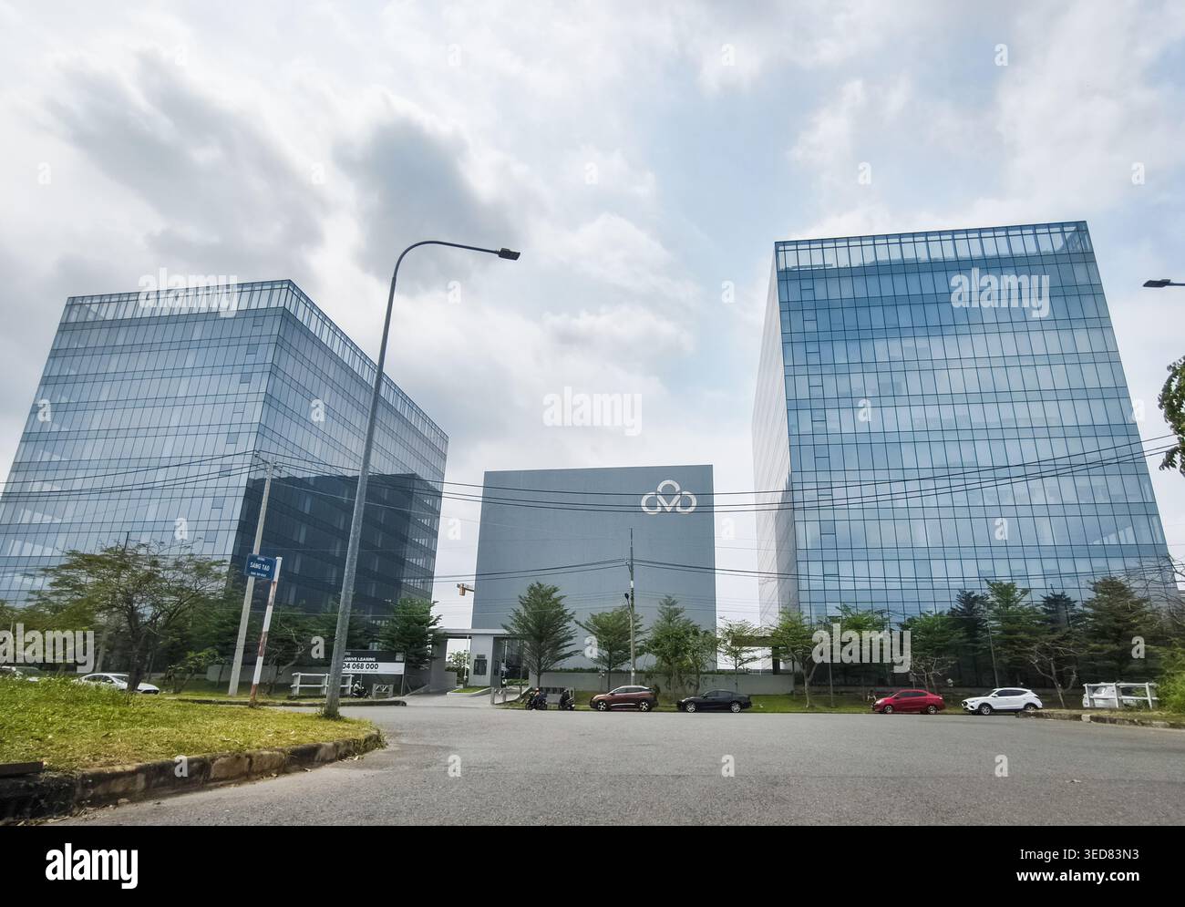 Il complesso di uffici e data center CMC Creative Space si trova nella zona di elaborazione delle esportazioni di Tan Thuan nel distretto 7, ho chi Minh City Foto Stock