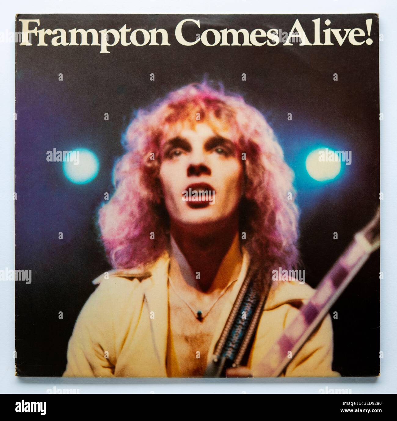 Cover LP di Frampton Comes Alive!, un doppio album dal vivo di Peter Frampton, pubblicato nel 1976 Foto Stock