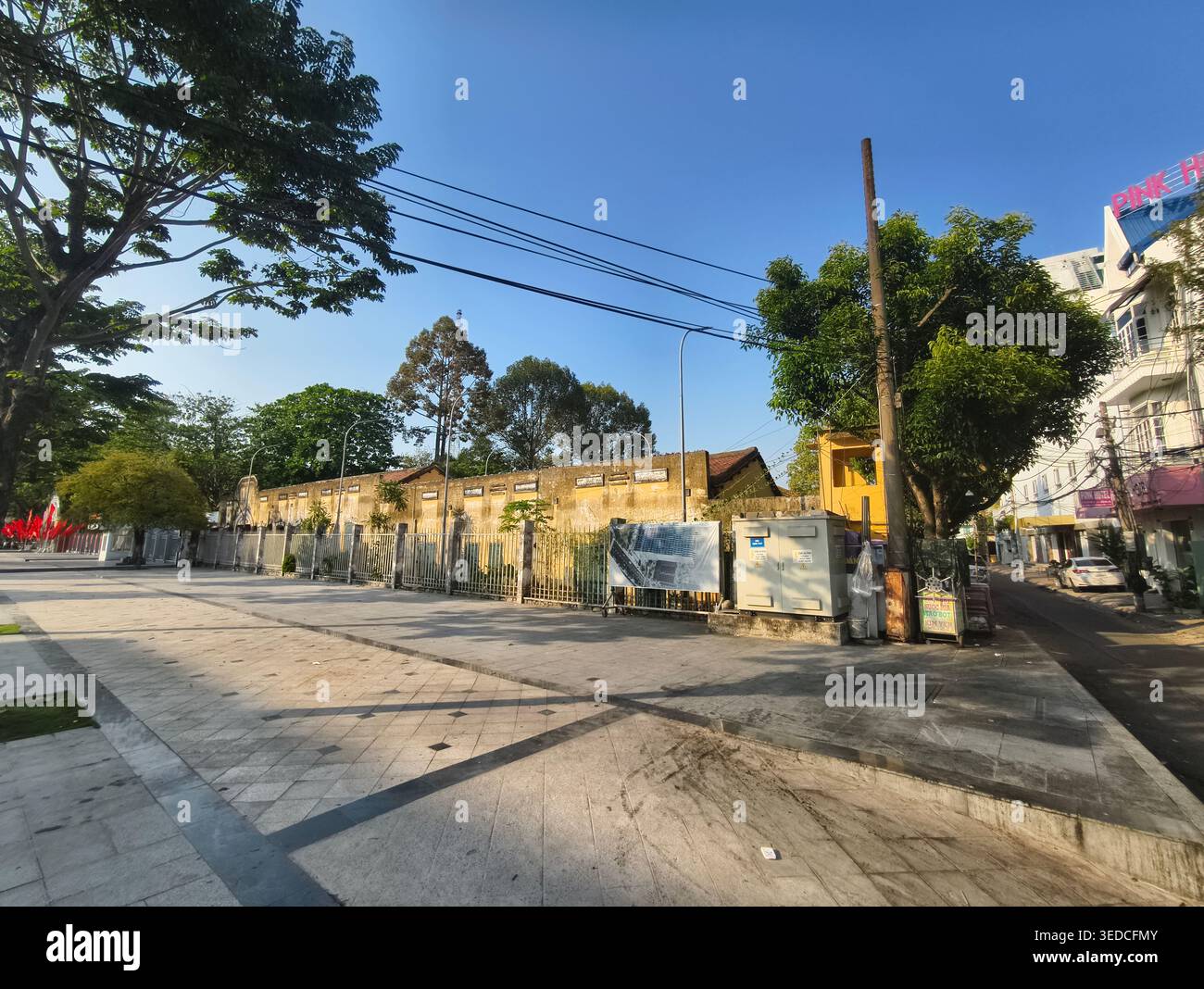 CAN Tho Grand Prison (Khám Lớn Cần Thơ), un sito storico costruito nell'era coloniale francese, in Vietnam Foto Stock