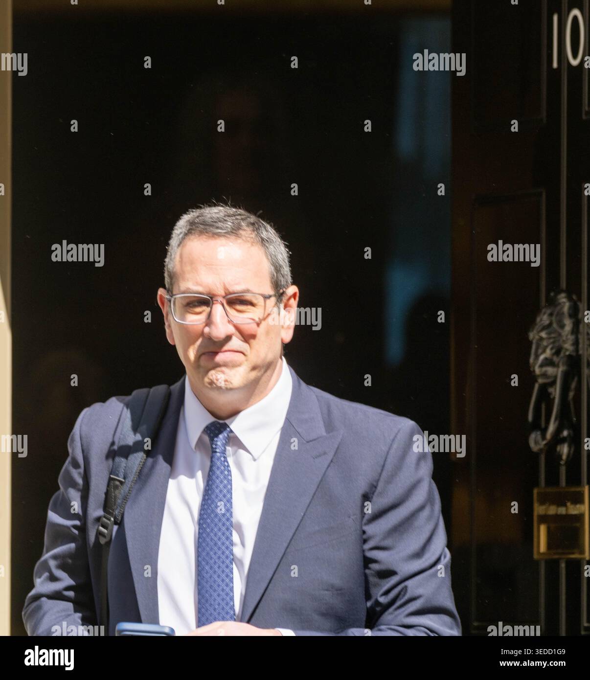 Londra, Regno Unito. 5 maggio 2025. Daniel Carmel-Brown CEO di Jewish Care, Keir Starmer, primo ministro, ha ospitato il summit per affrontare l'antisemiitismo al 10 di Downing Street Londra Regno Unito Foto Stock