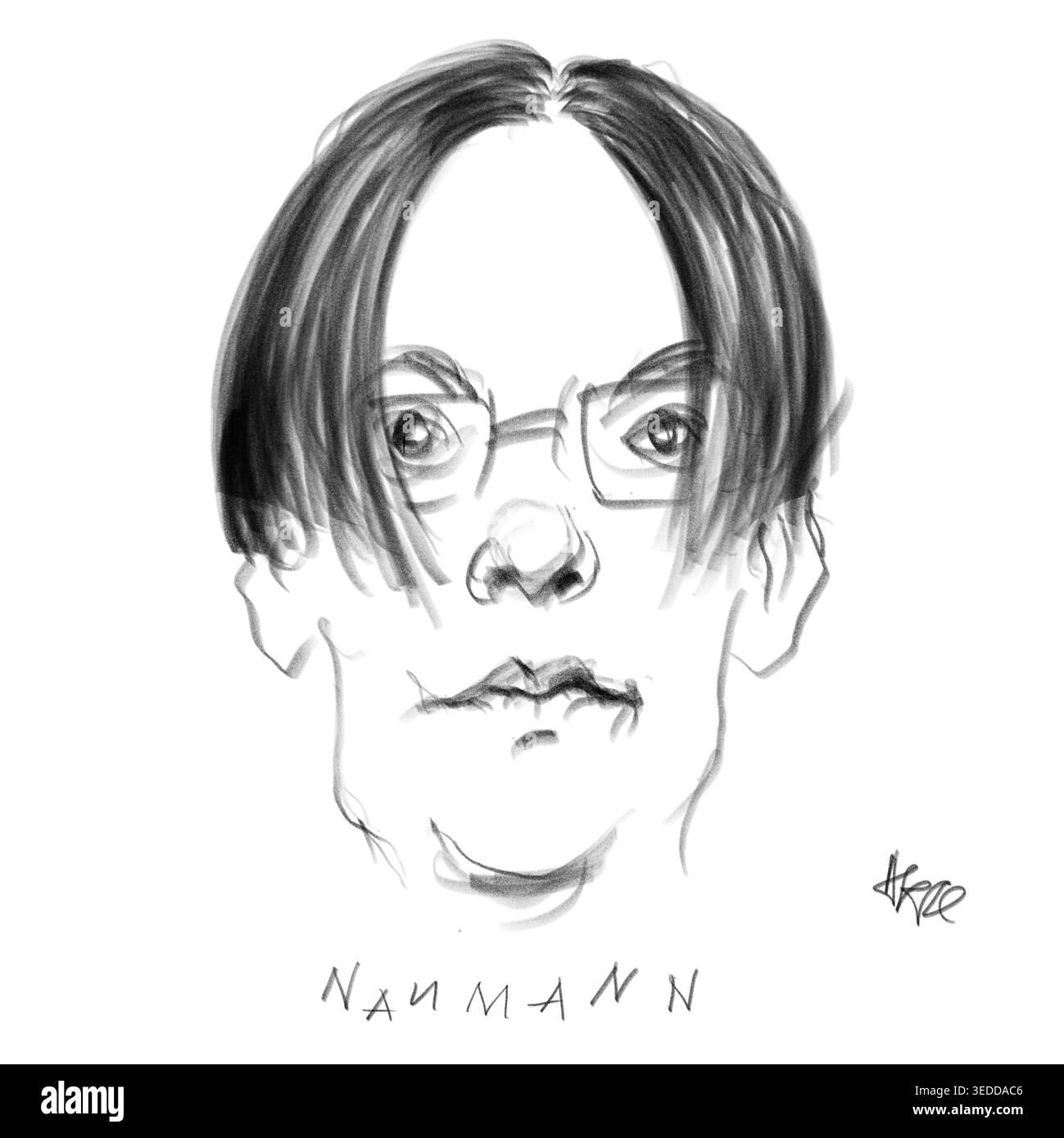 Ritratto dell'artista Henrike Naumann Foto Stock